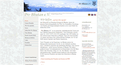 Desktop Screenshot of probhutan.com